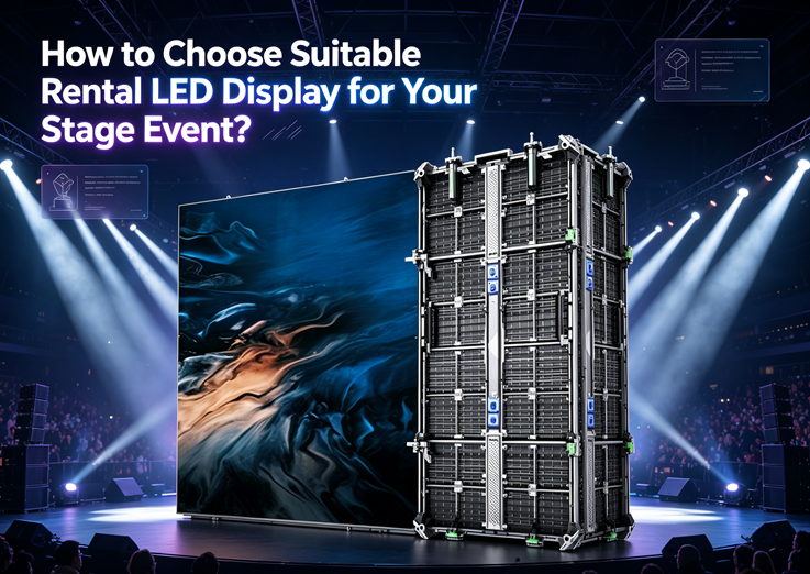 Quomodo elige Apta Rental LED Display pro Scaena Event?